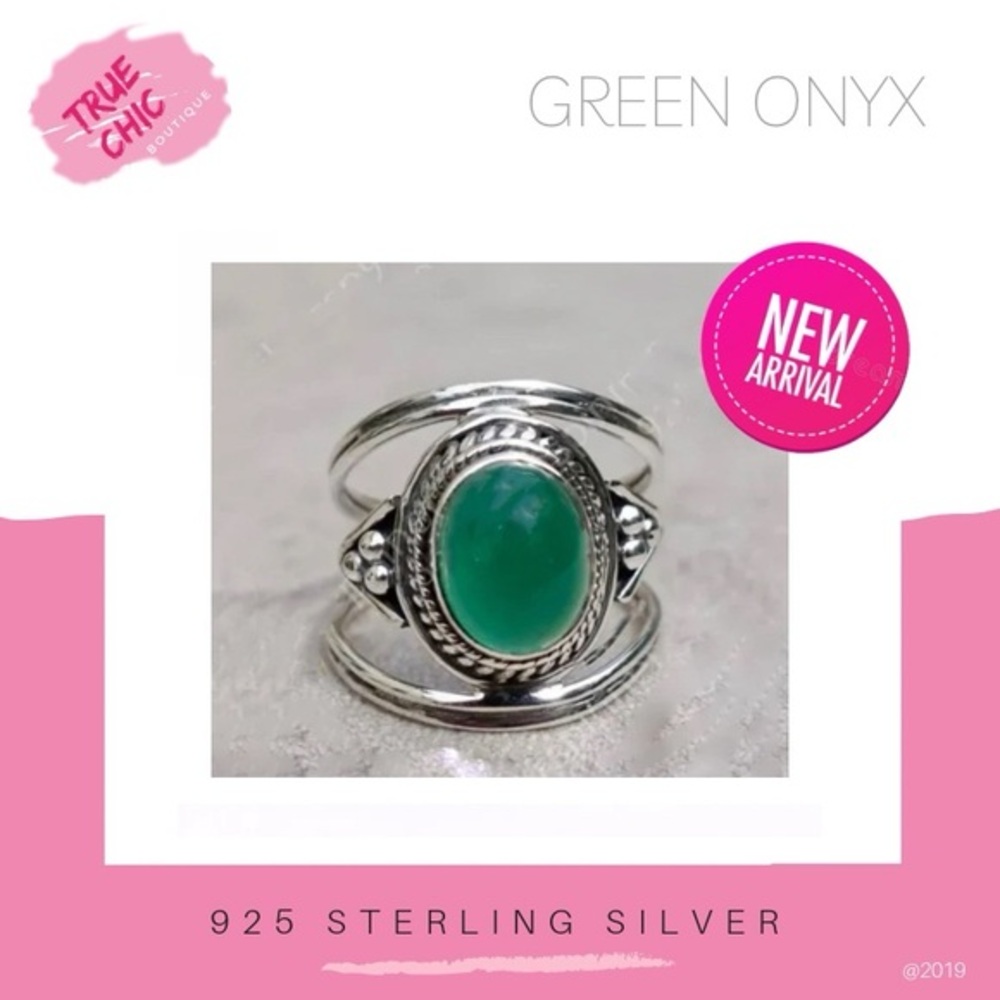 Green Onyx Ring